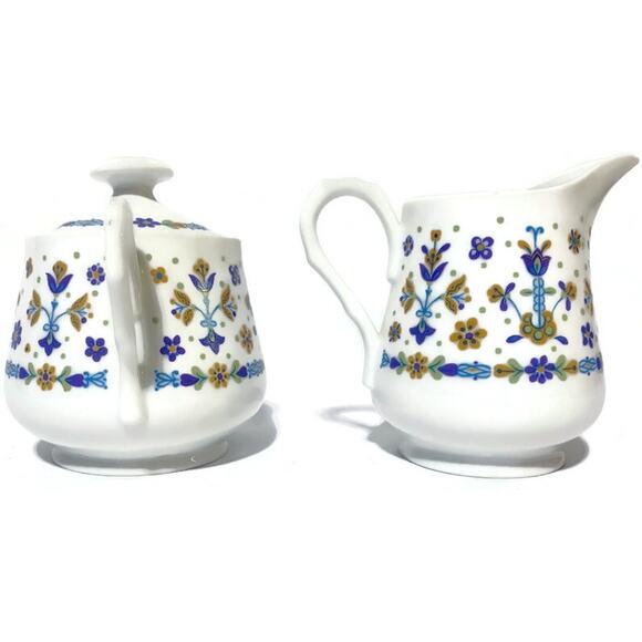 Country Maid by Sango Wild Country Creamer and Sugar Bowl Set of Two - Picture 4 of 6